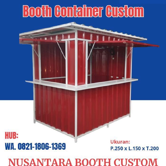 booth container jualan Booth Container Custom UMKM Murah Booth Container Cafe Mini Siap Pakai Booth