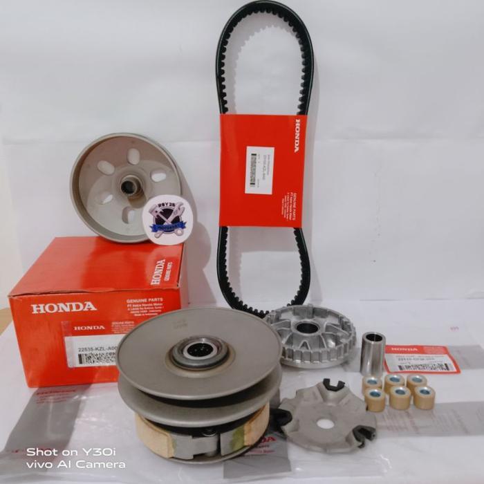 PAKET HEMAT CVT 1 SET PAKET KOMPLIT CVT HONDA BEAT FI SCOOPY FI SPACY FI VARIO 110 FI KZLK25 STATER