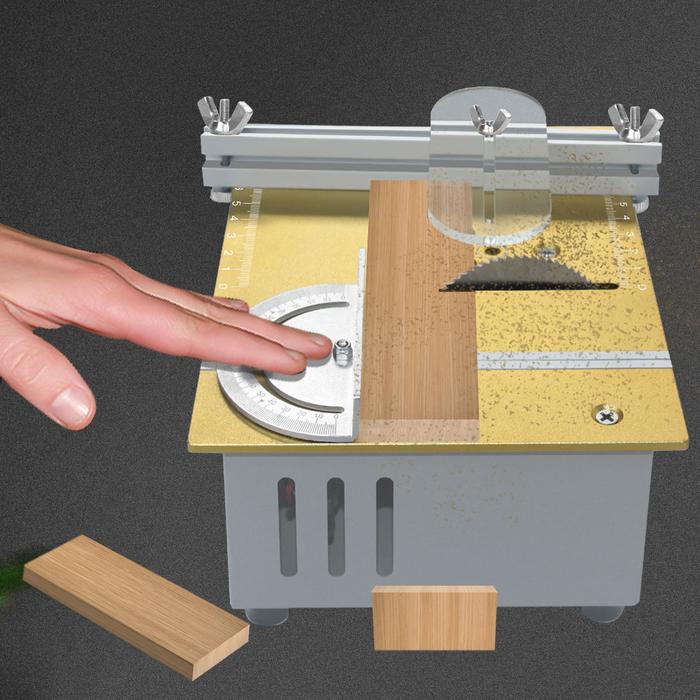 Adjustable Cut Depth Precision Table Saw Mini Portable Table Saw  for