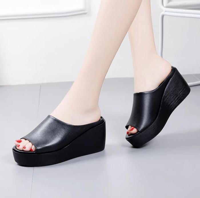 sandal polos cantik/ sandal fashion/ sandal batam Sendal wanita