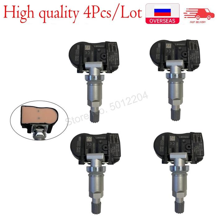 4pcs Tire Pressure Sensor 52933-3N100 529333N100 529332M650 TPMS