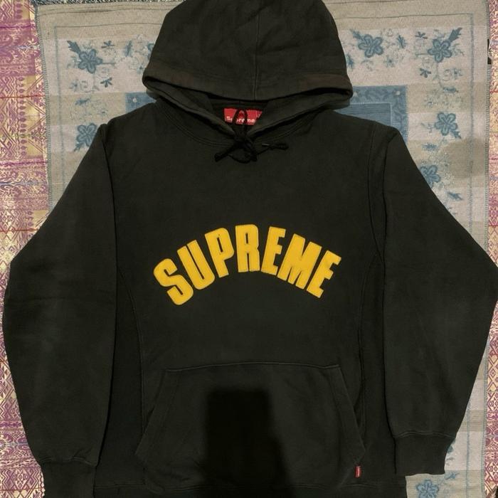 VINTAGE HOODIE SUPREME JAKET MADE IN CANADA REVERSE WEAVE