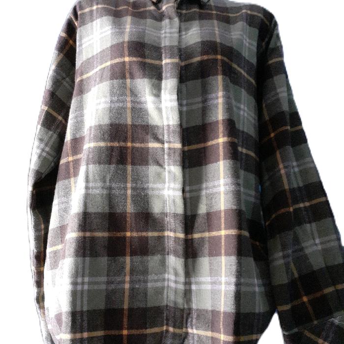 kemeja flanel wanita bahan flanel