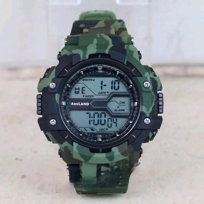 Jam Tangan Anak Pria Dan Wanita Loreng Auxland Original Tahan Air Free Box + Battre CADANGAN