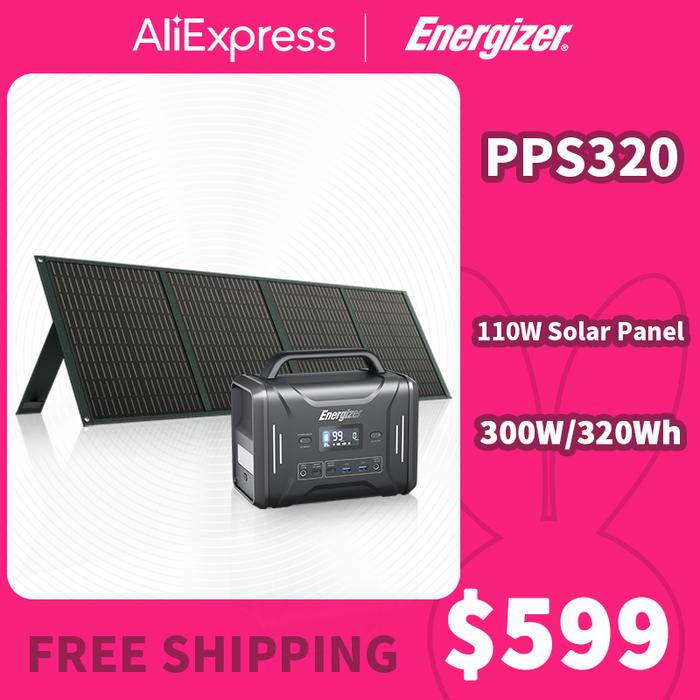POWERWIN PPS320 Solar Generator Energizer Portable Power Station