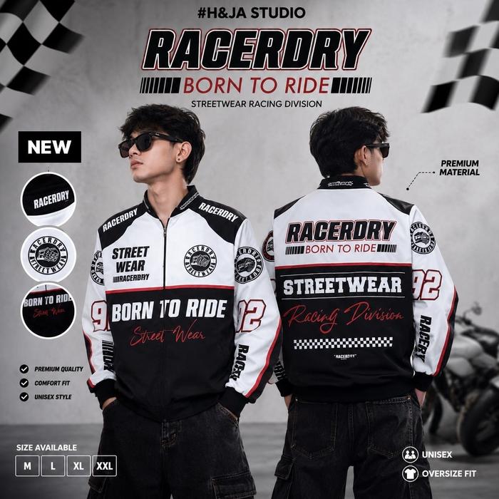 Jaket Racing Nascar Jacket Varsity Racerdry Printing Lotto Full Printing Premium Distro Bahan Lotto