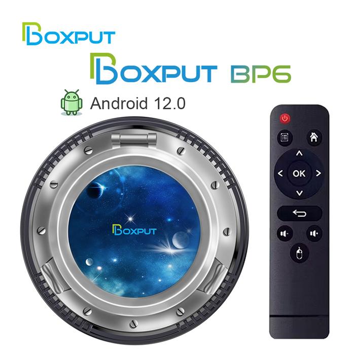 BOXPUT BP6 Android 12 TV Box Allwinner H618 6K 2.4G 5G Wifi 4GB 128G