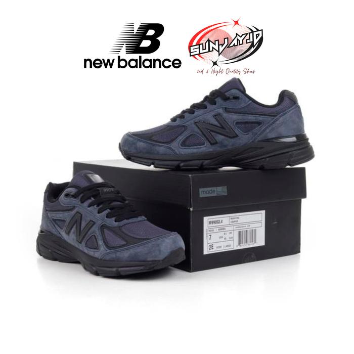 42/26,5 - Sepatu NB New Balance JJJJound 990v4 Navy | M990JJ4 USA