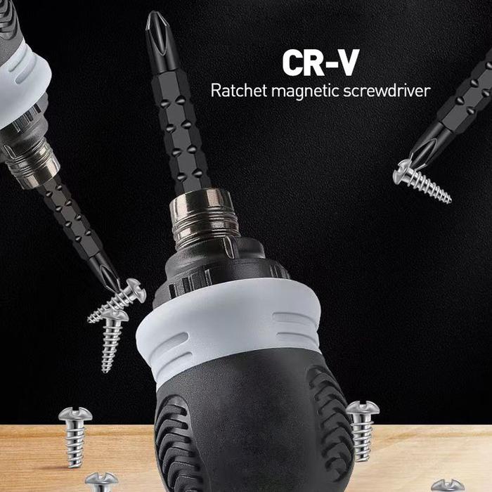 Obeng CRV Bolak Balik Buntek 26 in 1 Replaceable Screwdriver Set Obeng Set 13in1 Obeng CRV Mini Mult