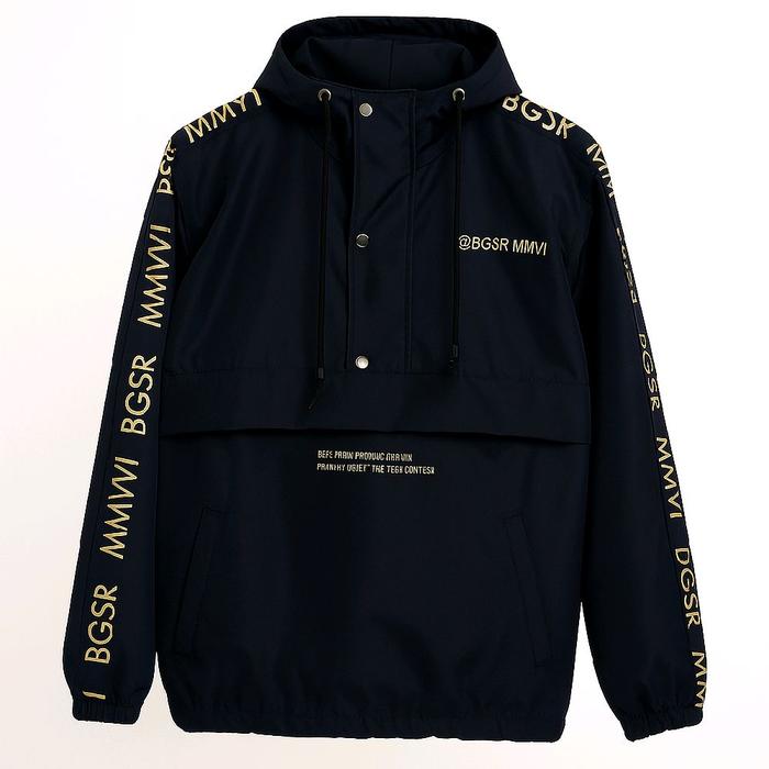 Jaket Cagoule List Pria Terbaru Parasut Taslan Premium Winbreaker Vintage Keren Tebal Distro BGSR Ku