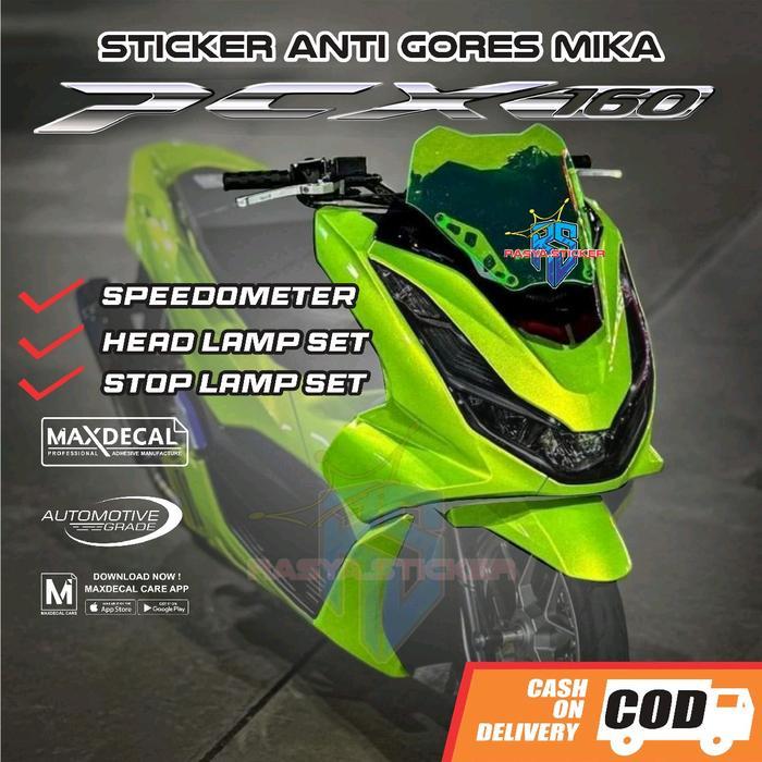 Sticker Lampu motor honda PCX 160 Full Set [NTS]