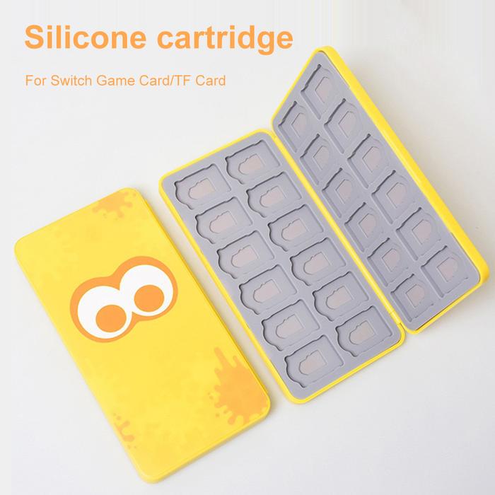 24-in-1 Game Cassettes Storage Case Anti-drop Magnetic Game Cassette