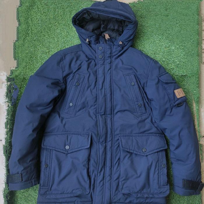 puffer down outdoor jacket lafuma bulang (bulu angsa) blue navy parka authentic dickies the North fa