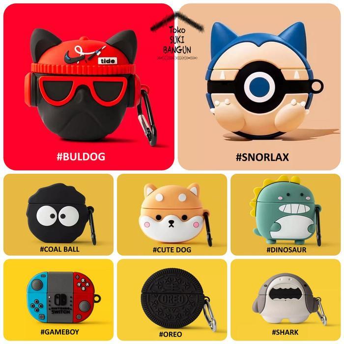 Case untuk Robot Airbuds T30 Buds Rubber CUTE CARTOON Cover Casing Pouch