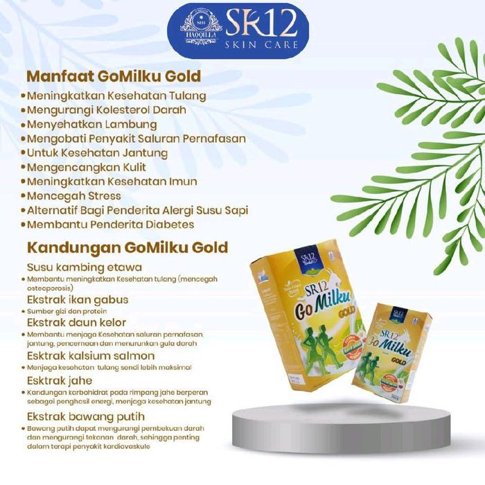 susu kambing sr12 gold untuk dewasa go milku ekstra madu