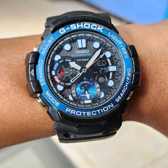 Casio G-Shock Gulfmaster GN-1000B mulus  normal Jam Watches