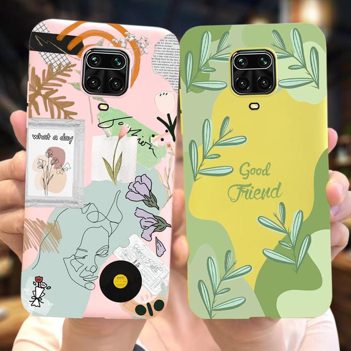 For Xiaomi Redmi Note 9 Pro Max 9S Case Soft Silicone Phone Cover For