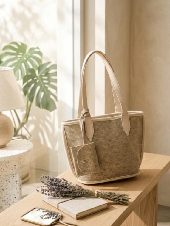 Tas wanita ( KALANI WOVEN TOTE BAG )