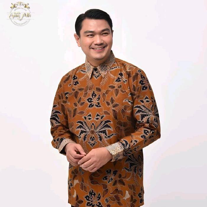Batik Eyang Putri-Kemeja Katun Lengan Panjang