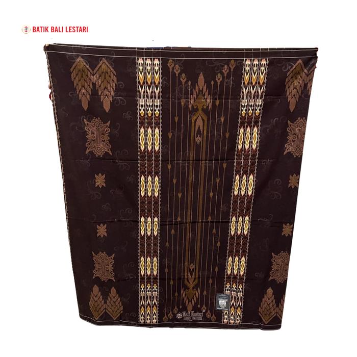 Batik Bali Lestari Sarung Samarinda Coklat ( 3510 )