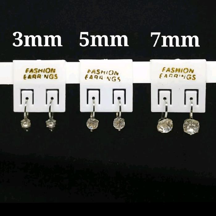 Anting Kait Permata Diamond, Anting Desi Baja Monel