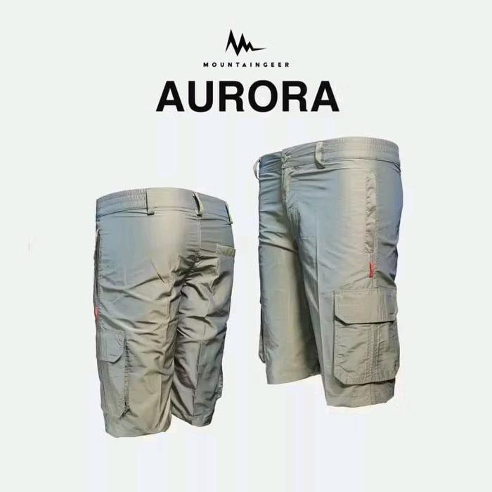 Celana pendek cargo MOUNTAINGEER AURORA SERIES Celana Pendek Pria Unisex