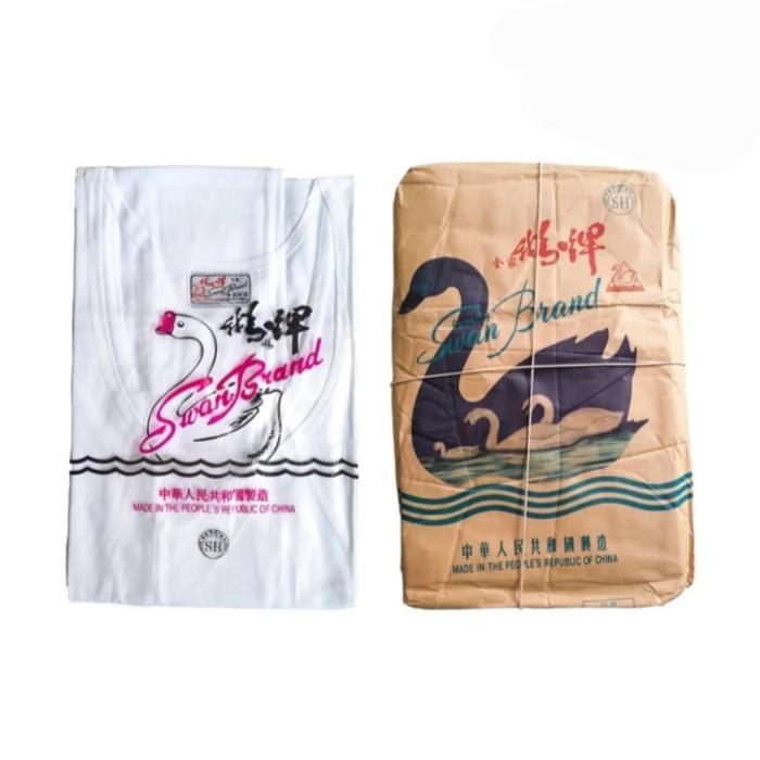 Singlet Cowok Swan putih / Kaos dalem swan putih / Daleman cowok swan / Kaos Swan / Singlet Swan put