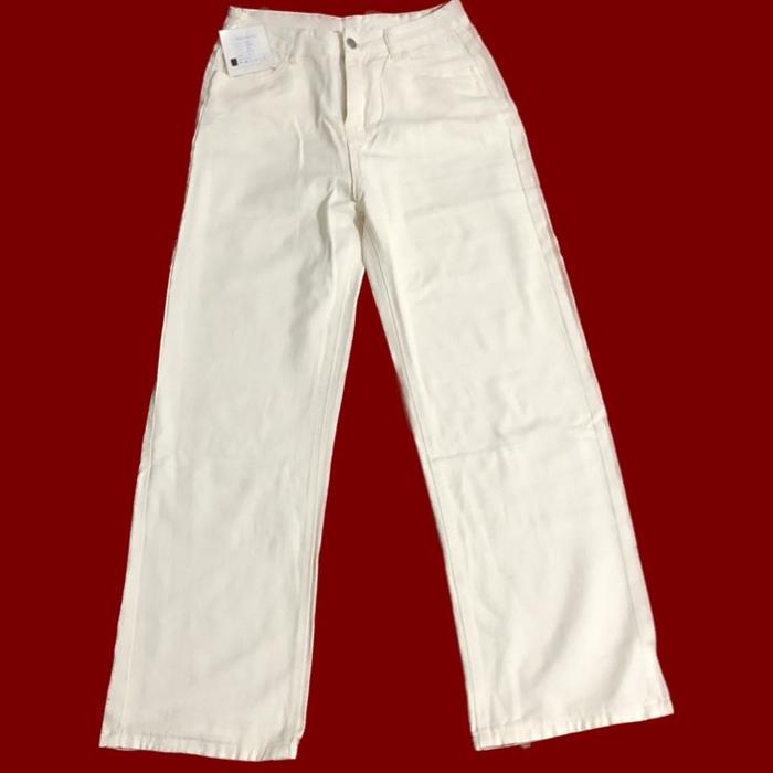 [Preloved] White Loose Pants