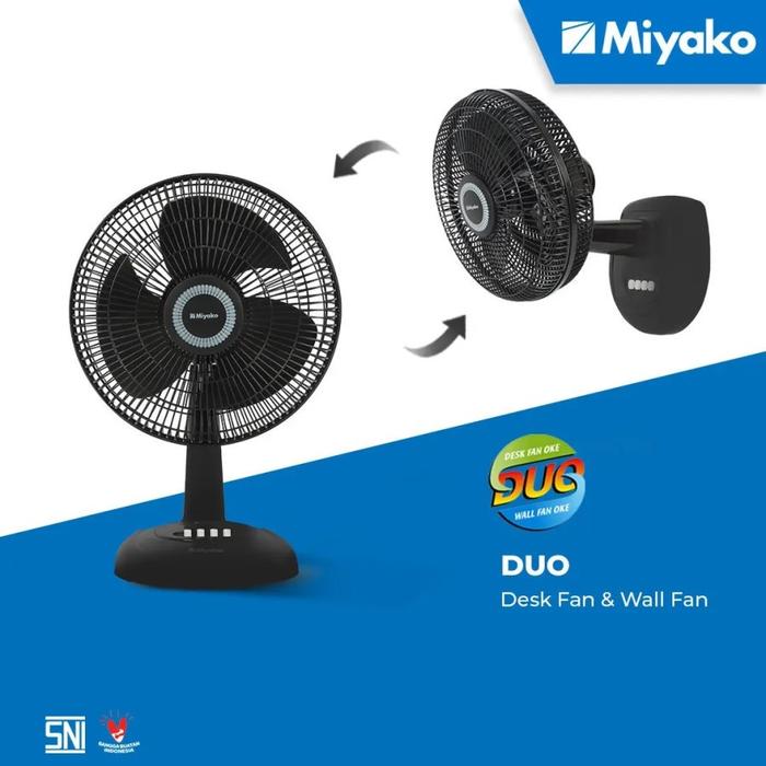 Kipas Angin Miyako KAD-1228 Putih 12" - Desk Fan dengan 3 Kecepatan dan Garansi 1 Tahun