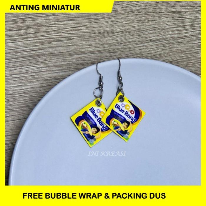 MINIATUR PRODUK ANTING MARGARIN BLUE BAND