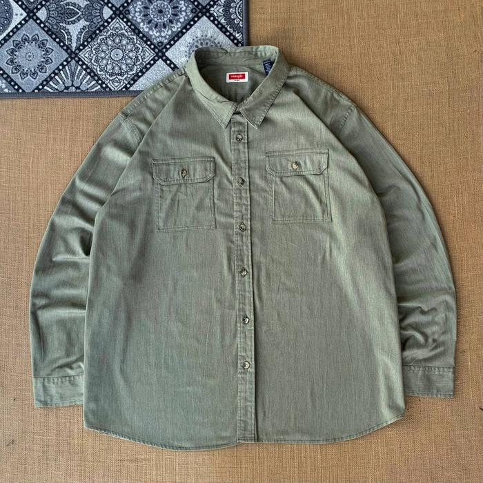 kemeja Wrangler size XXXL-XXXXL jumbo 100% original 120626D