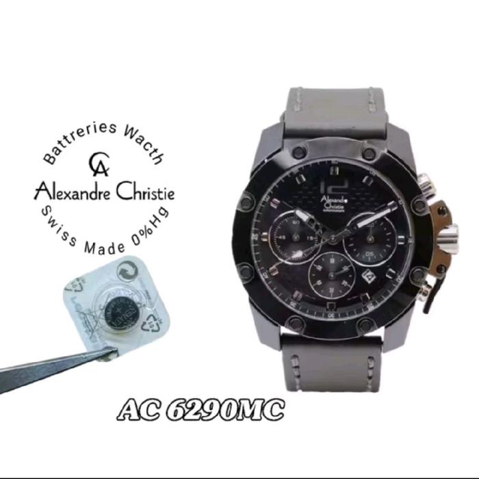 6290MC battrai jam tangan Alexandre Christie battrai pengganti battrai jam original
