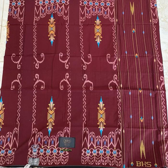 BHS Sarung BHS Signature Sutra 50% Tipe SIM Motif Etnik Kualitas Premium