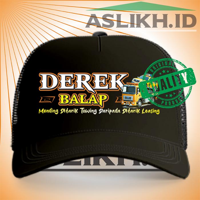 ASLIKH.ID TOPI DEREK TOWING TRUCKER JARING PREMIUM Dewasa