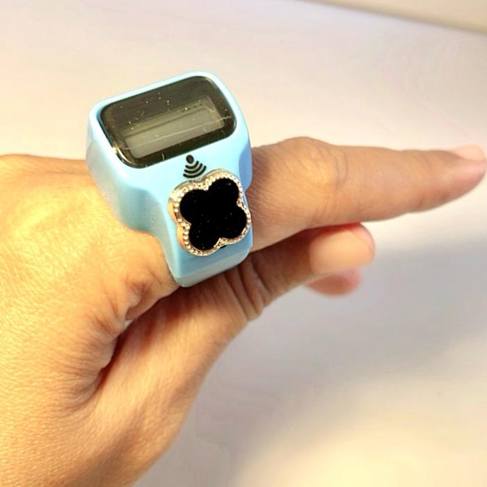 Tasbih Digital Led Alarm Cincin Cantik