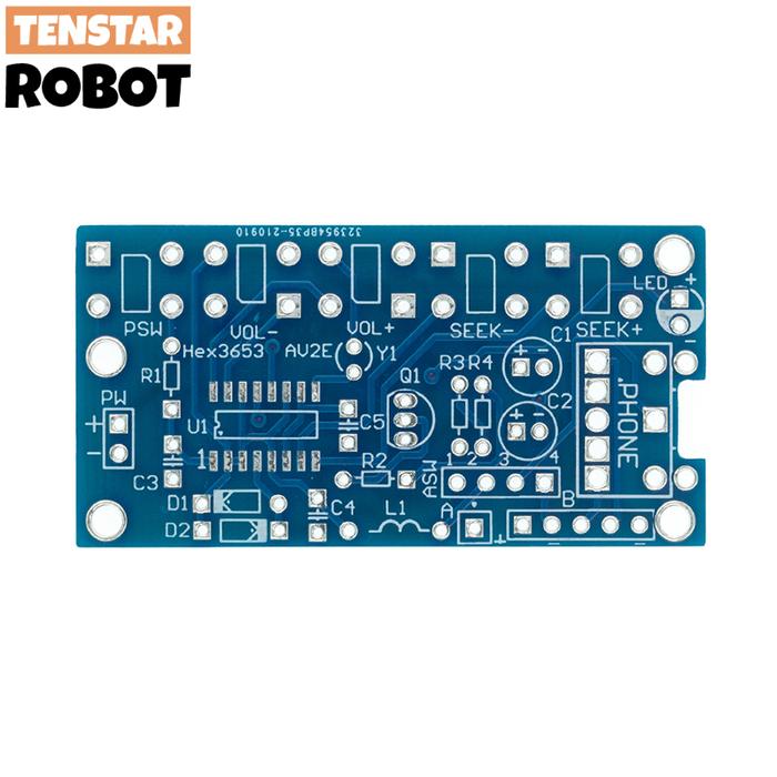 RDA5807 Kit Elektronik DIY Modul Penerima Radio FM Stereo Nirkabel