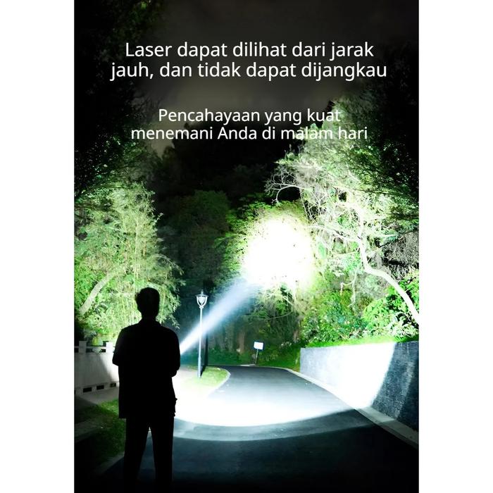 ✨[100% Baru Ori]✨Lampu Sorot Led Portabel/Senter Luar Ruangan Berdaya Tinggi/Senter Led Super Terang