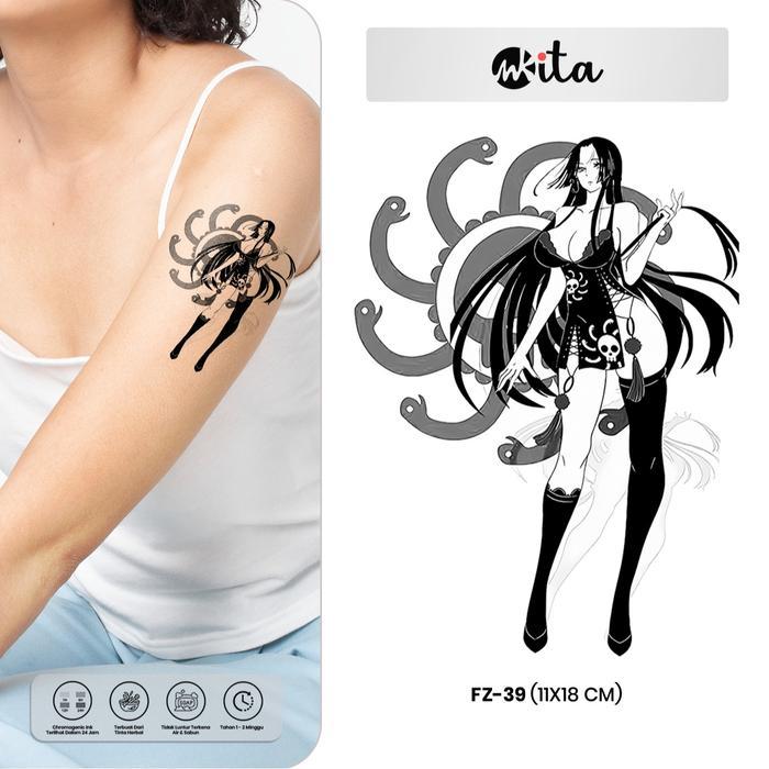 Tato temporer premium semi permanen tattoo fruit ink tatto anime naruto tatoo temporary - FZ-39