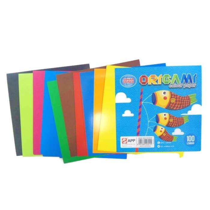 Kertas Lipat Origami 16x16 - SiDU Sinar Dunia 100 Lembar MURAH!