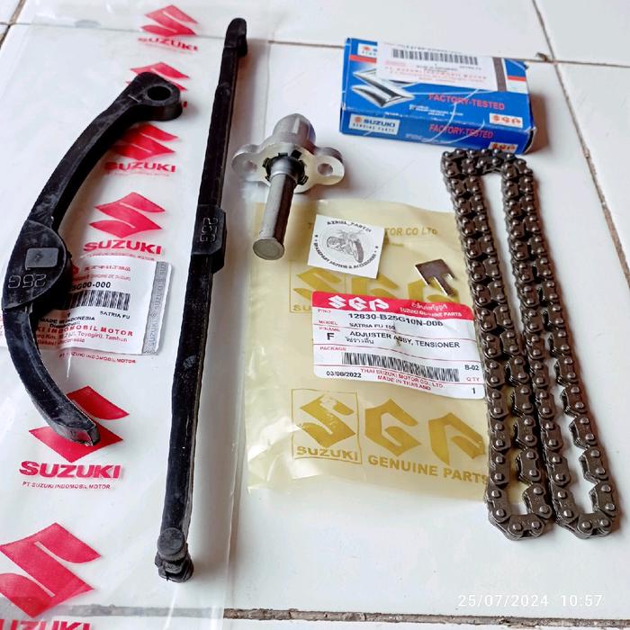 Rantai Keteng + Tonjokang Keteng + Lidah Tensioner Satria Fu 150 Satria Fu 150 Barong