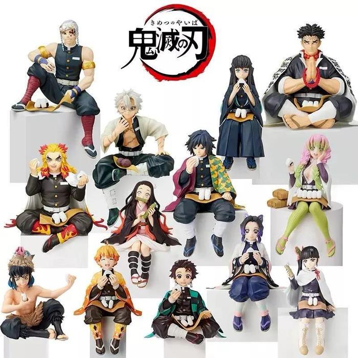 ACTION FIGURE DEMON SLAYER HADIAH MAKSER DUCKBIL 50 PCS | ANIME FIGURE | NEZUKO | TANJIROU