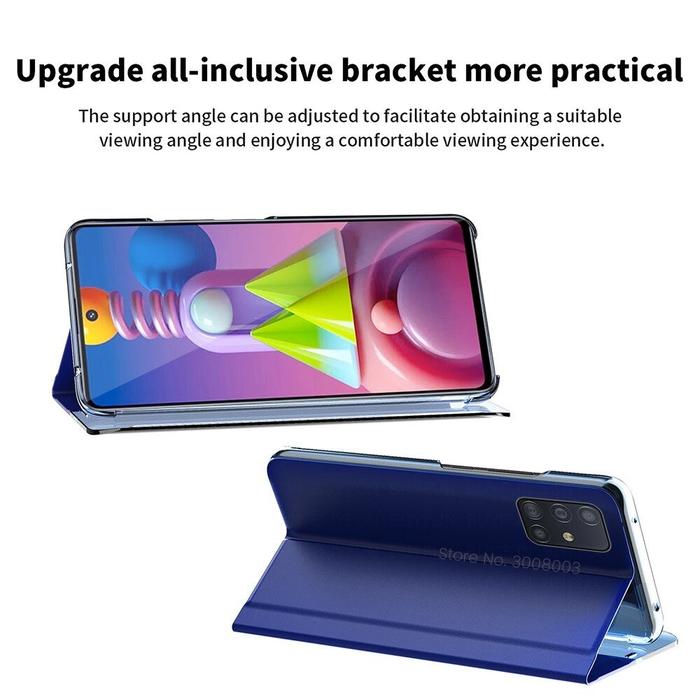 CASE SMART VIEW SAMSUNG A50 A50S A30S NOTE 20 CASING FLIP COVER STANDING AUTO LOCK SOFCASE