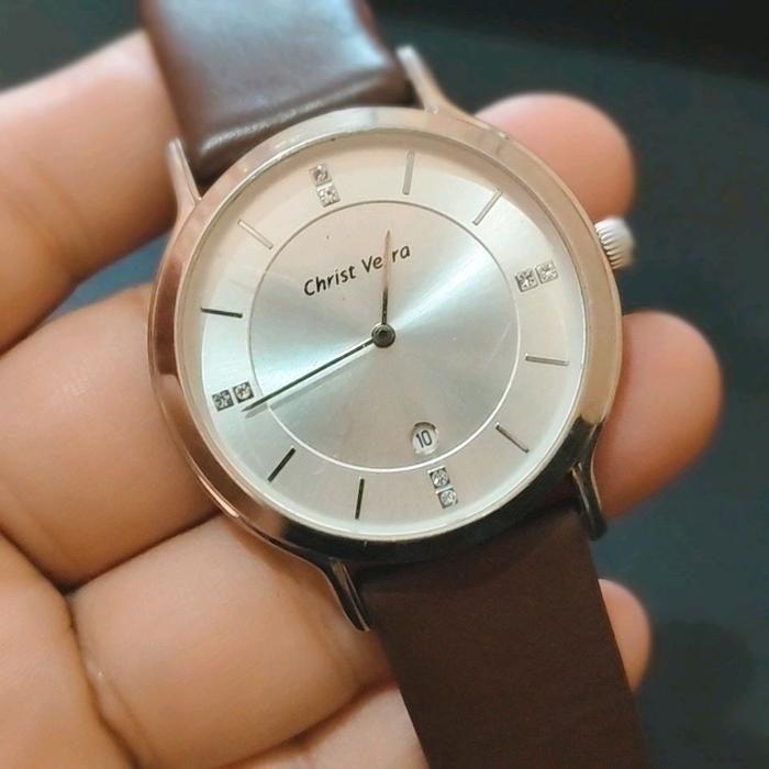 ORIGINAL CV CHRIST VERRA JAM TANGAN PRIA COWOK BEKAS SEKEN SECOND ORIGINAL PRIA