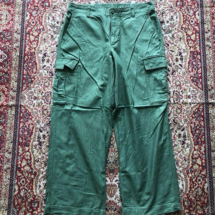 Celana Uniqlo cargo wide pants Casual Uniqlo cargo outdoor HH479