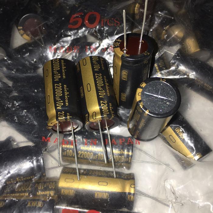 FOR　Japanese NICHICON KW 10V22000UF audio capacitor 5V stabilized