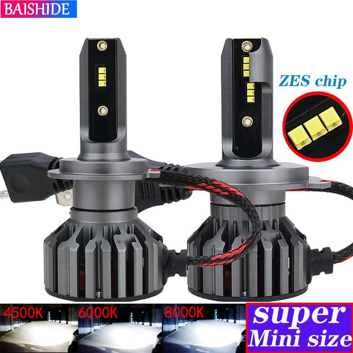 BAISHIDE H4 H7 Zes Chip Car Headlights H1 H3 H9 H11 9005 HB3 9006