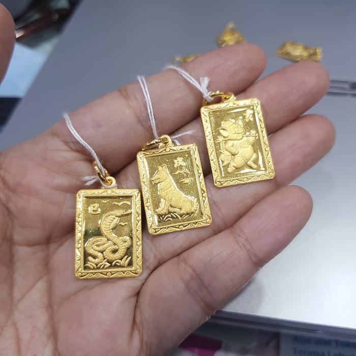 LIONTIN EMAS SHIO 24K KOTAK HK 9999