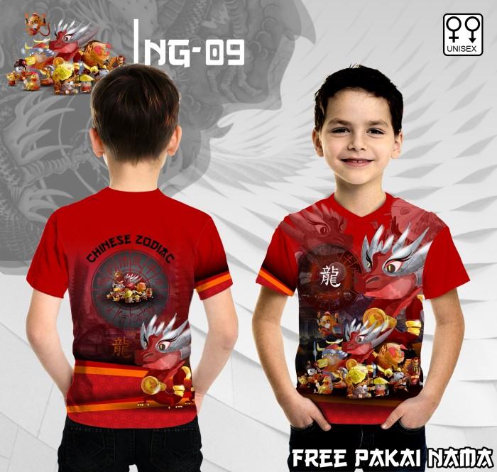 > Baju anak imlek shio naga jersey chinese zodiac kaos all shio RR