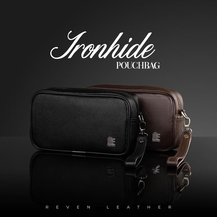 Tas Tangan Pria Kulit Sapi Asli IRONHIDE