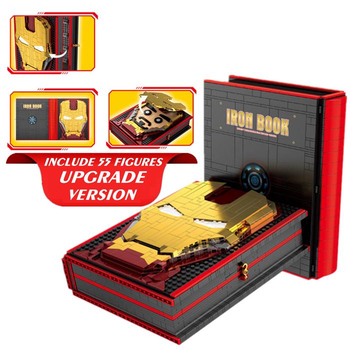 NEW UPGRADE 55 FIGURES Disney Marvels Avengers Iron Man Display Book